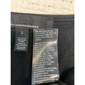 WHBM small ribbed knot strap shimmer tank blouse top TS 3376 thumbnail 3
