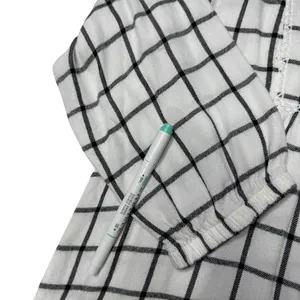 Wrangler White Black Plaid Pintuck Blouse Western Boho Size Medium thumbnail 11