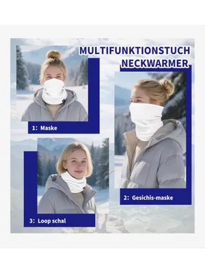 NEW Winter Neck Warmer Fleece Neck Gaiter Skiing Motorcycle Bike thumbnail 5