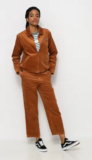 Brixton Brown Victory Corduroy Straight Leg Pants 27 Wide Wale Trousers Caramel thumbnail 1