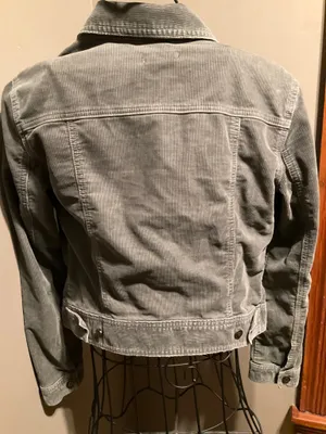Gap Gray Corduroy Jacket Sz. S thumbnail 3