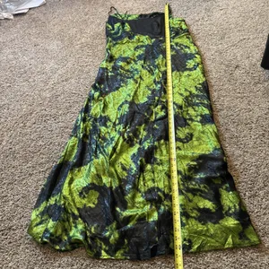 The AKIRA Label Lennon Printed Metallic Maxi Dress NWOT 2X Homecoming thumbnail 7