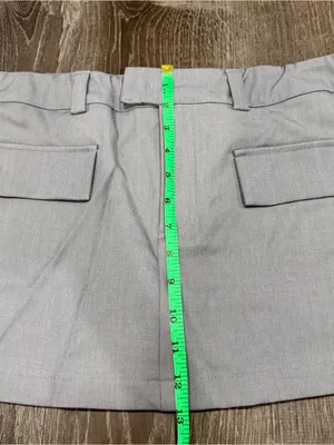 NWT Halara Grey Cargo Mini Skirt thumbnail 9