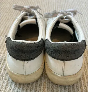 Vintage Havana Sneakers Low-Top White with Black Glitter 10 thumbnail 6
