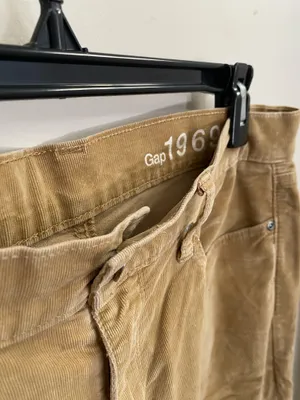 Men's Corduroy Pants in Tan - Classic Straight Fit thumbnail 4