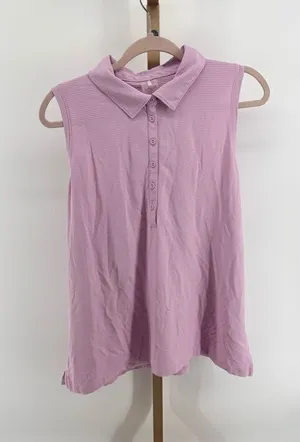 CALIA by Carrie Underwood Fairway Sleeveless Golf Polo XXL Preppy thumbnail 1