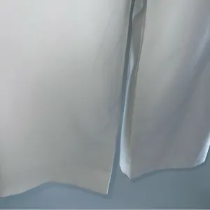 Abercrombie & Fitch Off-White/Cream Curve Love Wide Leg Pleated Front Pants-16 thumbnail 8