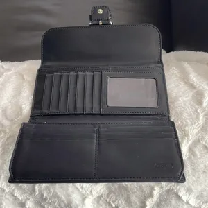 Coach Black and Brown Wallet Y2K Soho EUC thumbnail 3
