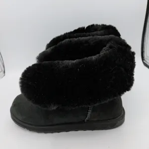 ABEO BIOsystem Black Suede Shearling Lined‎ Mid Calf Boots Womens Size 9 thumbnail 2