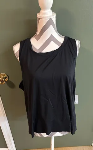 SO Black Sleeveless Tank Top thumbnail 1