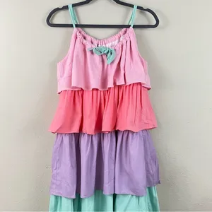 NWT Olivia Rubin Pastels Tiered‎ Sleeveless Maxi Dress Size 6 thumbnail 6