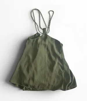 Charlotte Russe Green Chain Halter Neck Top thumbnail 1