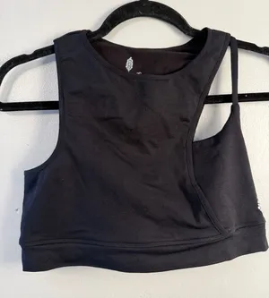 Free People women’s tank sports bra strappy med/large thumbnail 1