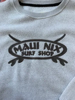 Maui Nix Crewneck Gray thumbnail 2