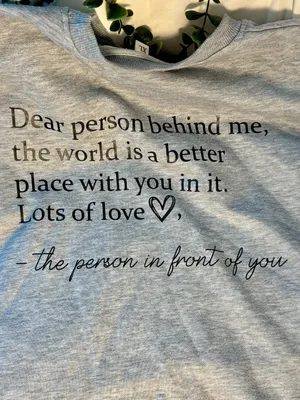 Grey "You Are Enough" Positive Quote Graphic Sweatshirt XL thumbnail 3
