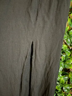 Reformation Black midi Dress Size 0 thumbnail 7
