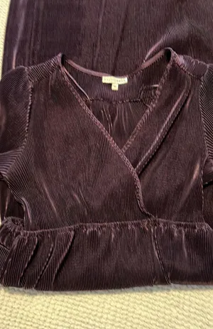 Baltic Born Long Sleeve Purple Pleated Maxi Dress Y2 thumbnail 4