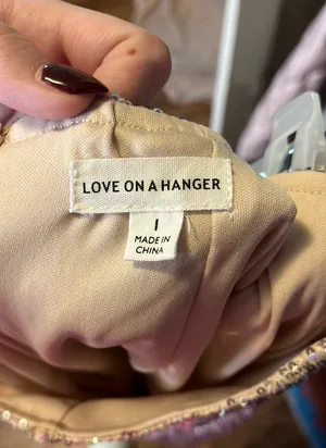 Love On A Hanger sparkly skirt thumbnail 3