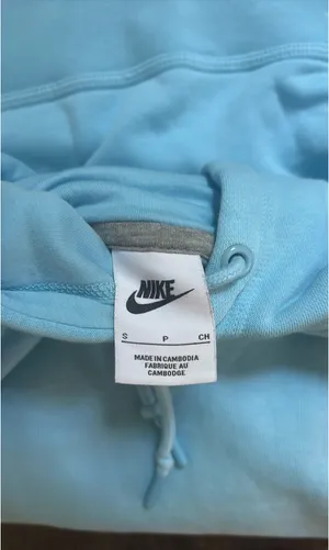 Nike Hoodie Light Blue thumbnail 3