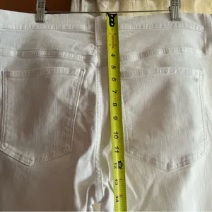 Madewell Stovepipe Jeans Slim Straight Coastal White High‎ Rise NWT Size 33 (16) thumbnail 10