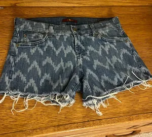 7 For All Mankind Jean Shorts thumbnail 1
