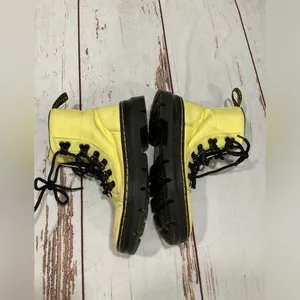 Dr. Martens Combs W‎ Yellow Nylon And Rubber Boots thumbnail 12