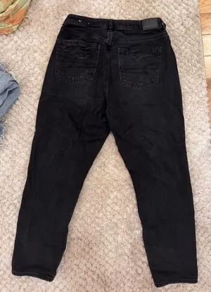 American Eagle Ripped Black Jeans thumbnail 2