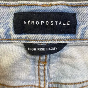 Aeropostale High Rise Baggy Jeans Women 00 Reg Light Wash Denim Retro Y2K EUC thumbnail 6
