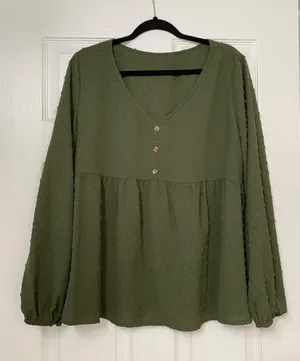 Long Sleeve Tunic Shein Shirt thumbnail 1