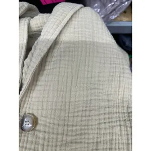 Madewell Blazer Women Small‎ Lightspun Dorset Gauze Slouchy Oversized Khaki thumbnail 11
