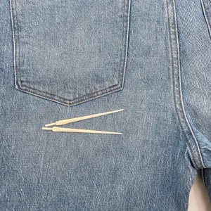 Madewell Cali Demi-Boot Blue Jeans Light Denim High Waisted Button Fly Size 29 thumbnail 12