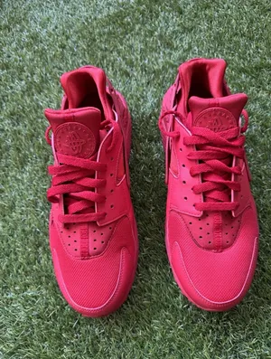 Nike Air Hurache Runner Men's Red Sneakers Size 10.5 thumbnail 2