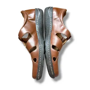 Naturalizer Fisherman Shoes Womens 7.5 Brown Leather Comfort Flats Mary Jane thumbnail 7