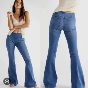 NWOT Free People Penny Pull On Flare Jeans thumbnail 2