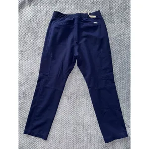 Figs Jogger Women Zamora Navy Blue‎ Taper Technical Scrub Size Medium Short thumbnail 6