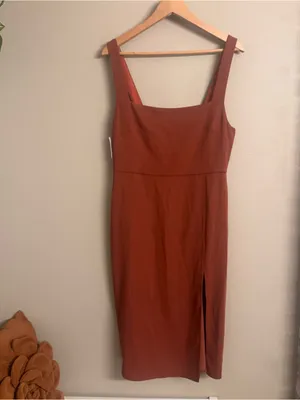 BABATON 90s‎ Slit Midi Dress thumbnail 2