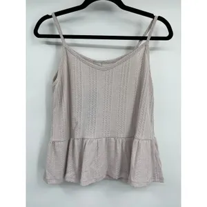 Paper Crane Womens Pink Cami Tank Top Sleeveless Spaghetti Strap Size Medium NEW thumbnail 8