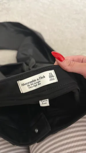 Abercrombie Curve Love Leather Vegan Pants thumbnail 2