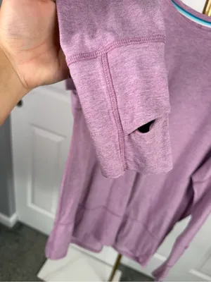 Coolibar UPF 50+ Purple Long Sleeve Sun Protection Top Size L thumbnail 4