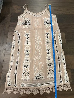 New With Tags Anthropologie Maeve Embroidered Slip Dress Sz M thumbnail 11