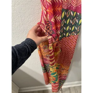 ARIA Vibrant Multicolor‎ Maxi Dress Size L thumbnail 5