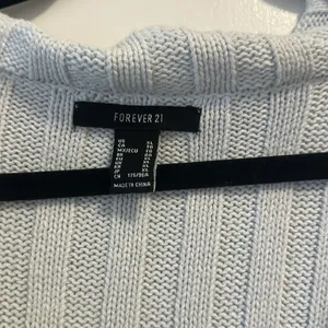 Forever21 Ribbed Knit Foldover Sweater thumbnail 6