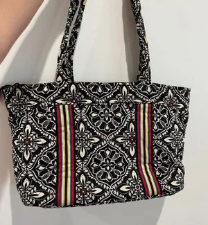 Vera Bradley Barcelona Shoulder Tote Bag Zip Top Retired thumbnail 1