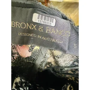 Bronx & Banco Black Sequin Multicolored Sweetheart Neckline Jumpsuit Size S thumbnail 5