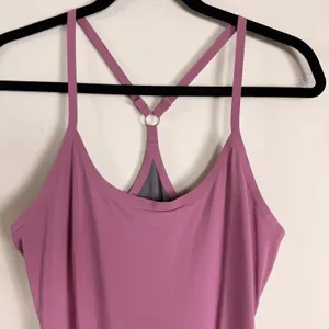 Outdoor Voices Exercise Dress Dusty Orchad Built-in Shorts Pockets Size Small thumbnail 3