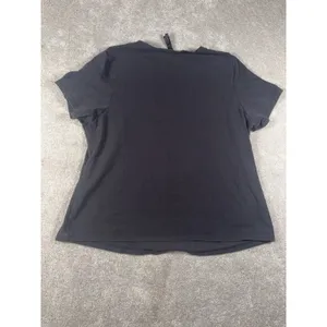 SKIMS Cotton Jersey T-Shirt in Soot (black) 4X thumbnail 7