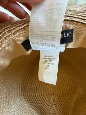 Banana Republic straw fedora thumbnail 6