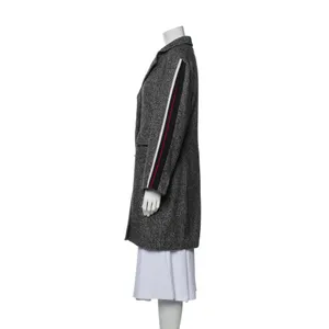Koché Collection Tweed Coat Gray thumbnail 2