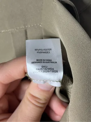 Meshki Jemima Wide Leg Pleated Trouser Pants in Olive Green Office Career thumbnail 9