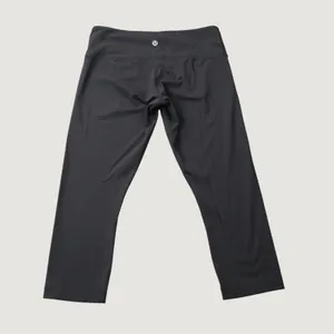 Lululemon Wunder Under Crop Leggings 4 Black Activewear Yoga Gym thumbnail 2